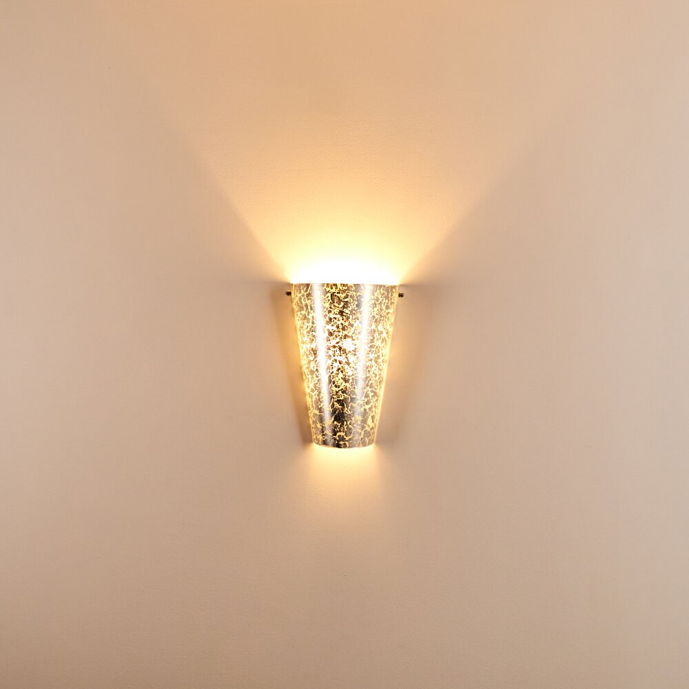 Zera Wandleuchte Silber, 1-flammig