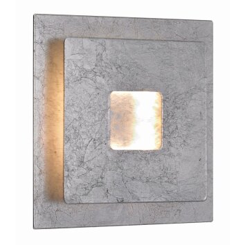 Wofi ENNIS Wandleuchte LED Silber, 1-flammig Wofi ENNIS Wandleuchte LED Silber, 1-flammig