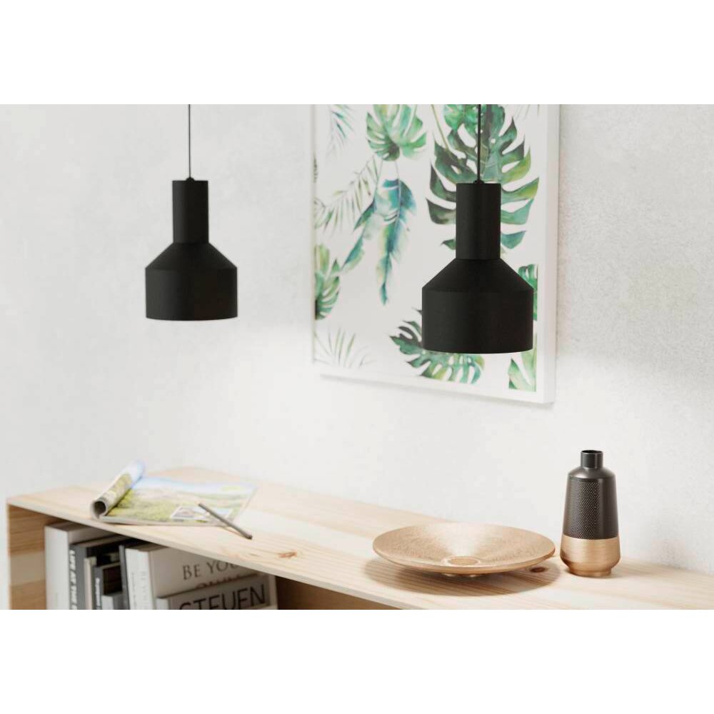 Eglo Leuchten CASIBARE Pendelleuchte Schwarz, 1-flammig main product photo