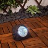 Sameo Solar-Steinleuchte LED Braun, Grau, 4-flammig