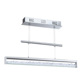 Eglo CARDITO 1 Pendelleuchte LED Chrom, Kristalloptik, 1-flammig