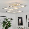 Marcus Deckenleuchte LED Silber, 1-flammig