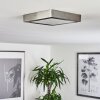 Finsrud Deckenleuchte LED Nickel-Matt, 1-flammig