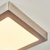 Finsrud Deckenleuchte LED Nickel-Matt, 1-flammig