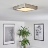 Finsrud Deckenleuchte LED Nickel-Matt, 1-flammig