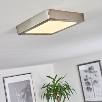 Finsrud Deckenleuchte LED Nickel-Matt, 1-flammig Finsrud Deckenleuchte LED Nickel-Matt, 1-flammig