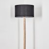 Flemming Stehleuchte 50 cm Naturfarben, Schwarz, 1-flammig