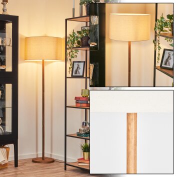 Flemming Stehleuchte 50 cm Naturfarben, 1-flammig