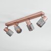 Nelar Deckenleuchte Bronze, Chrom, 4-flammig