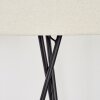 Flemming Stehleuchte 50 cm Schwarz, 1-flammig