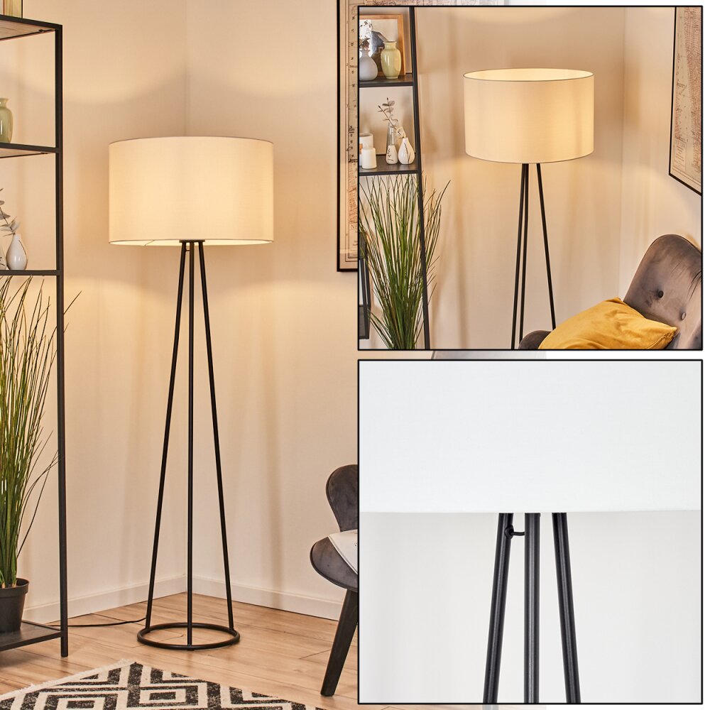 Flemming Stehleuchte 50 cm Schwarz, 1-flammig main product photo