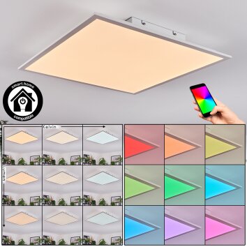 Orain Deckenpanel LED Weiß, 1-flammig, Farbwechsler