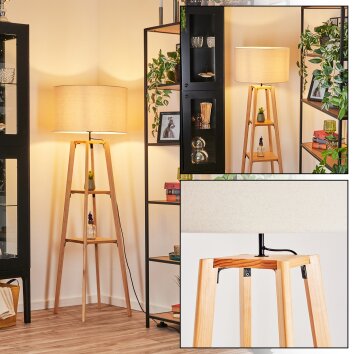 Flemming Stehleuchte 50 cm Naturfarben, 1-flammig Flemming Stehleuchte 50 cm Naturfarben, 1-flammig
