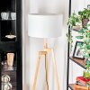 Flemming Stehleuchte 50 cm Naturfarben, Schwarz, 1-flammig