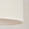 Flemming Stehleuchte 50 cm Naturfarben, Nickel-Matt, 1-flammig