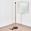 Flemming Stehleuchte 50 cm Naturfarben, Schwarz, 1-flammig