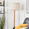 Flemming Stehleuchte 50 cm Naturfarben, Schwarz, 1-flammig