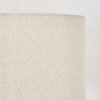 Flemming Stehleuchte 50 cm Naturfarben, Schwarz, 1-flammig