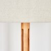 Flemming Stehleuchte 50 cm Naturfarben, Schwarz, 1-flammig