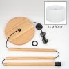 Flemming Stehleuchte 50 cm Naturfarben, 1-flammig