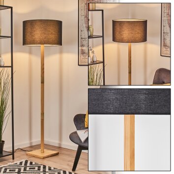 Flemming Stehleuchte 50 cm Naturfarben, 1-flammig