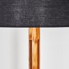 Flemming Stehleuchte 50 cm Naturfarben, Schwarz, 1-flammig Flemming Stehleuchte 50 cm Naturfarben, Schwarz, 1-flammig