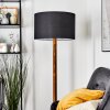 Flemming Stehleuchte 50 cm Braun, Naturfarben, Schwarz, 1-flammig