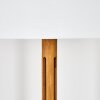 Flemming Stehleuchte 50 cm Braun, Naturfarben, Schwarz, 1-flammig