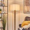 Flemming Stehleuchte 50 cm Braun, Naturfarben, Schwarz, 1-flammig