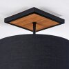 Bassagoda Deckenleuchte 35 cm Naturfarben, Schwarz, 1-flammig