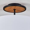 Bassagoda Deckenleuchte 35 cm Naturfarben, Schwarz, 1-flammig