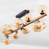 Chehalis Deckenleuchte Glas 10 cm, 12 cm, 15 cm Gold, Schwarz, 10-flammig