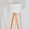 Flemming Stehleuchte 50 cm Naturfarben, Schwarz, 1-flammig