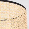 Ramila Deckenleuchte 35 cm Naturfarben, Schwarz, 1-flammig