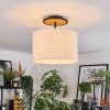 Bassagoda Deckenleuchte 35 cm Naturfarben, Schwarz, 1-flammig