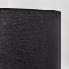 Flemming Stehleuchte 50 cm Naturfarben, Schwarz, 1-flammig