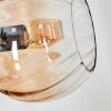 Koyoto Stehleuchte Glas 15 cm Bernsteinfarben, 6-flammig
