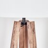 Flemming Stehleuchte 50 cm Naturfarben, Schwarz, 1-flammig