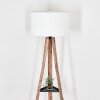 Flemming Stehleuchte 50 cm Naturfarben, Schwarz, 1-flammig