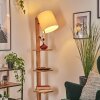 Venor Stehleuchte 28 cm Braun, Naturfarben, Schwarz, 1-flammig