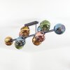 Koyoto Deckenleuchte Glas 15 cm Blau, Gold, Grün, Kupferfarben, 10-flammig