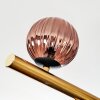 Chehalis Deckenleuchte Glas 10 cm, 12 cm, 15 cm Gold, Schwarz, 10-flammig