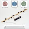 Chehalis Deckenleuchte Glas 10 cm, 12 cm, 15 cm Gold, Schwarz, 10-flammig