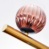 Chehalis Deckenleuchte Glas 10 cm, 12 cm, 15 cm Gold, Schwarz, 10-flammig