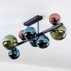 Chehalis Deckenleuchte 10 cm, 12 cm, 15 cm Blau, Grün, Kupferfarben, 8-flammig