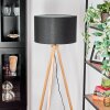 Flemming Stehleuchte 50 cm Naturfarben, Schwarz, 1-flammig Flemming Stehleuchte 50 cm Naturfarben, Schwarz, 1-flammig