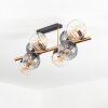 Koyoto Deckenleuchte Glas 15 cm Gold, Schwarz, 8-flammig