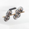 Koyoto Deckenleuchte Glas 15 cm Gold, Schwarz, 8-flammig