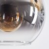 Koyoto Hängeleuchte Glas 20 cm Bernsteinfarben, Klar, Rauchfarben, 6-flammig