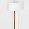 Flemming Stehleuchte 50 cm Naturfarben, Schwarz, 1-flammig